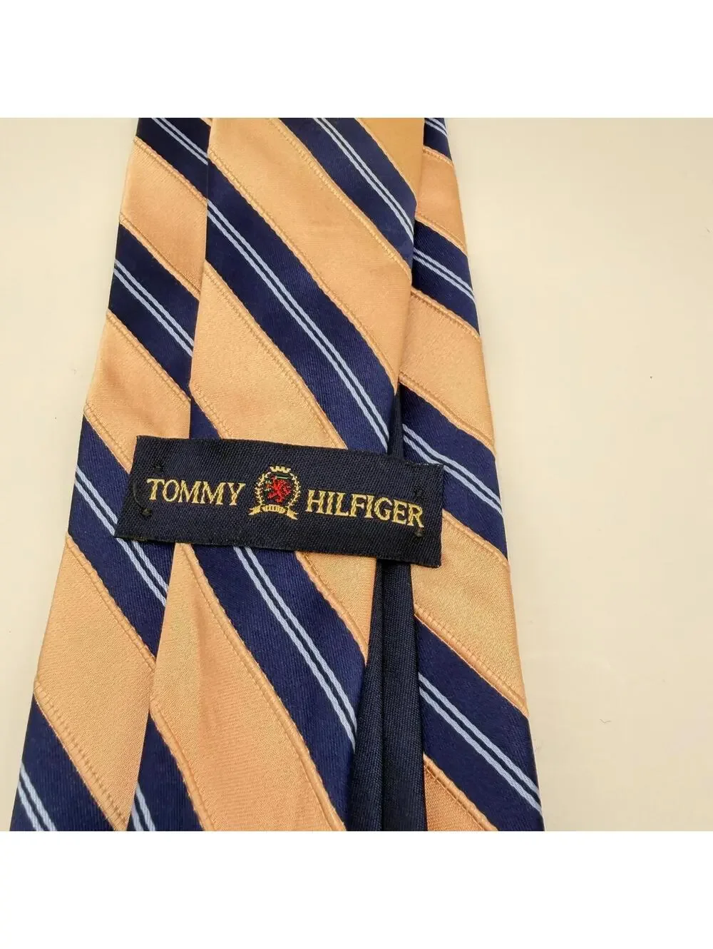 Tommy Hilfiger Tie Men's Pink Navy Vintage